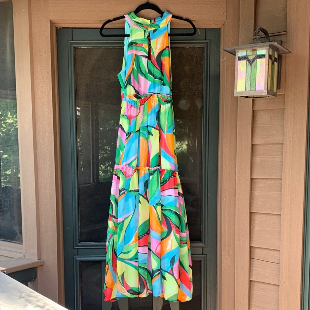 Nicole Miller Colorful Maxi Dress